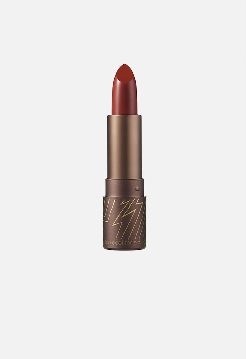 Too Cool For School - Glam rock lipstick - hush brown #5