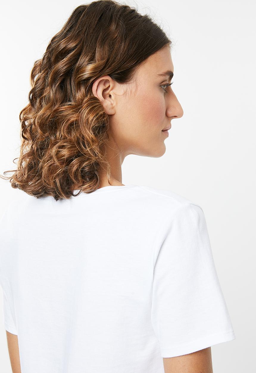 edit - 2 Pack V-neck tees - white & grey