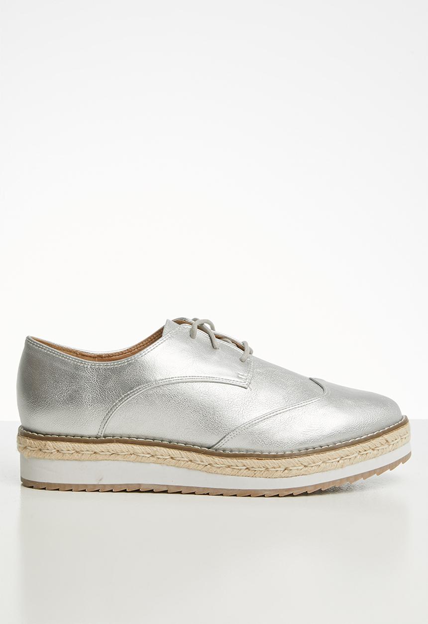 Call It Spring - Wilanna brogue - silver