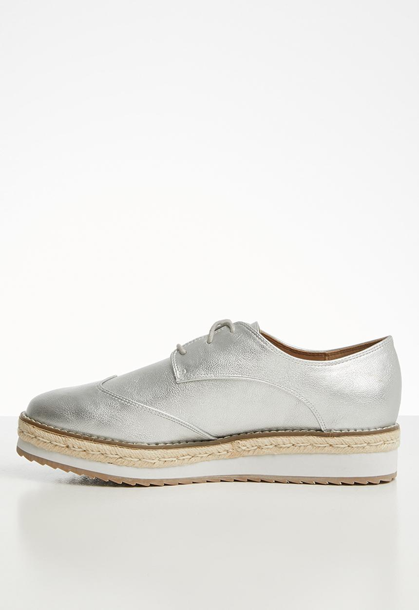 Call It Spring - Wilanna brogue - silver