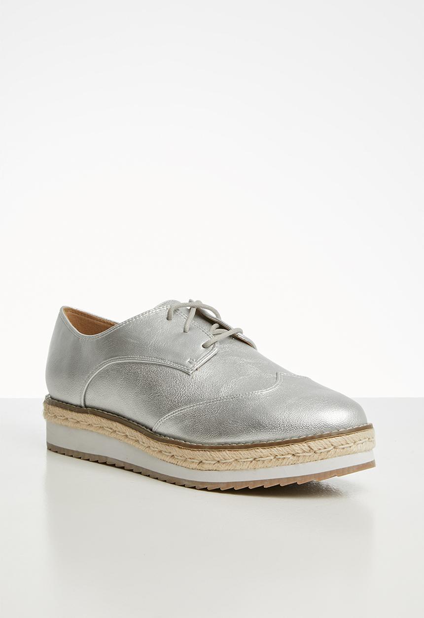 Call It Spring - Wilanna brogue - silver