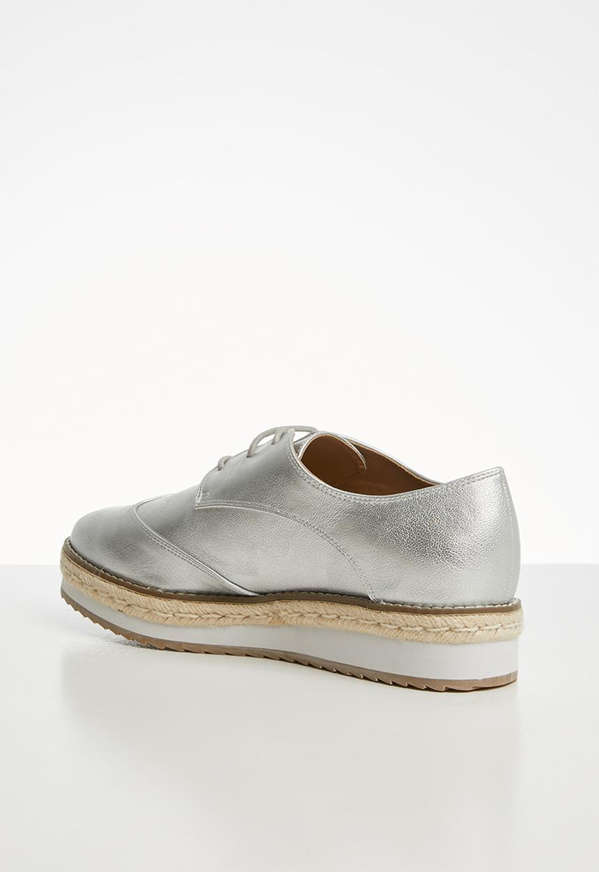 Call It Spring - Wilanna brogue - silver