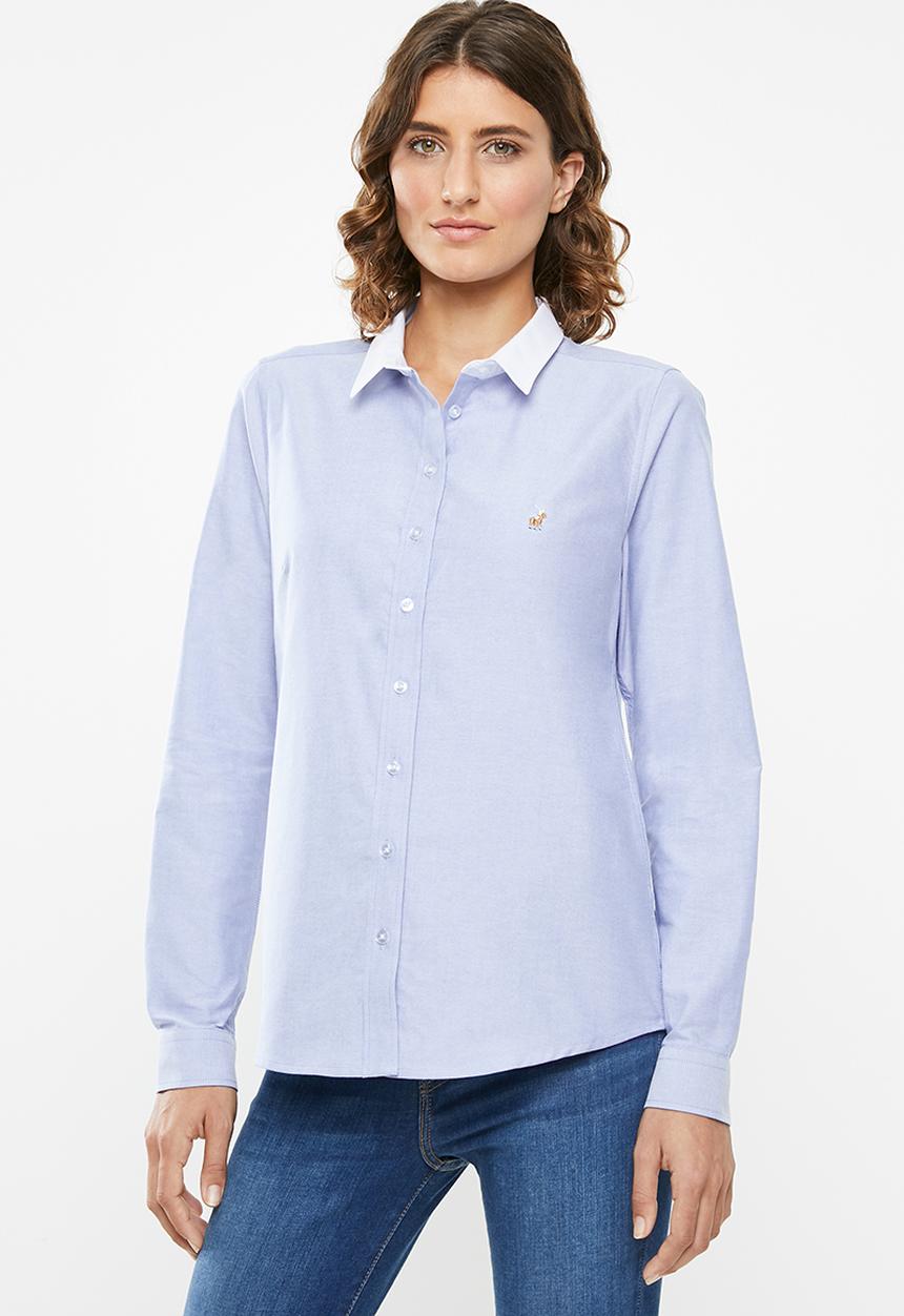 POLO - Carina oxford shirt - blue