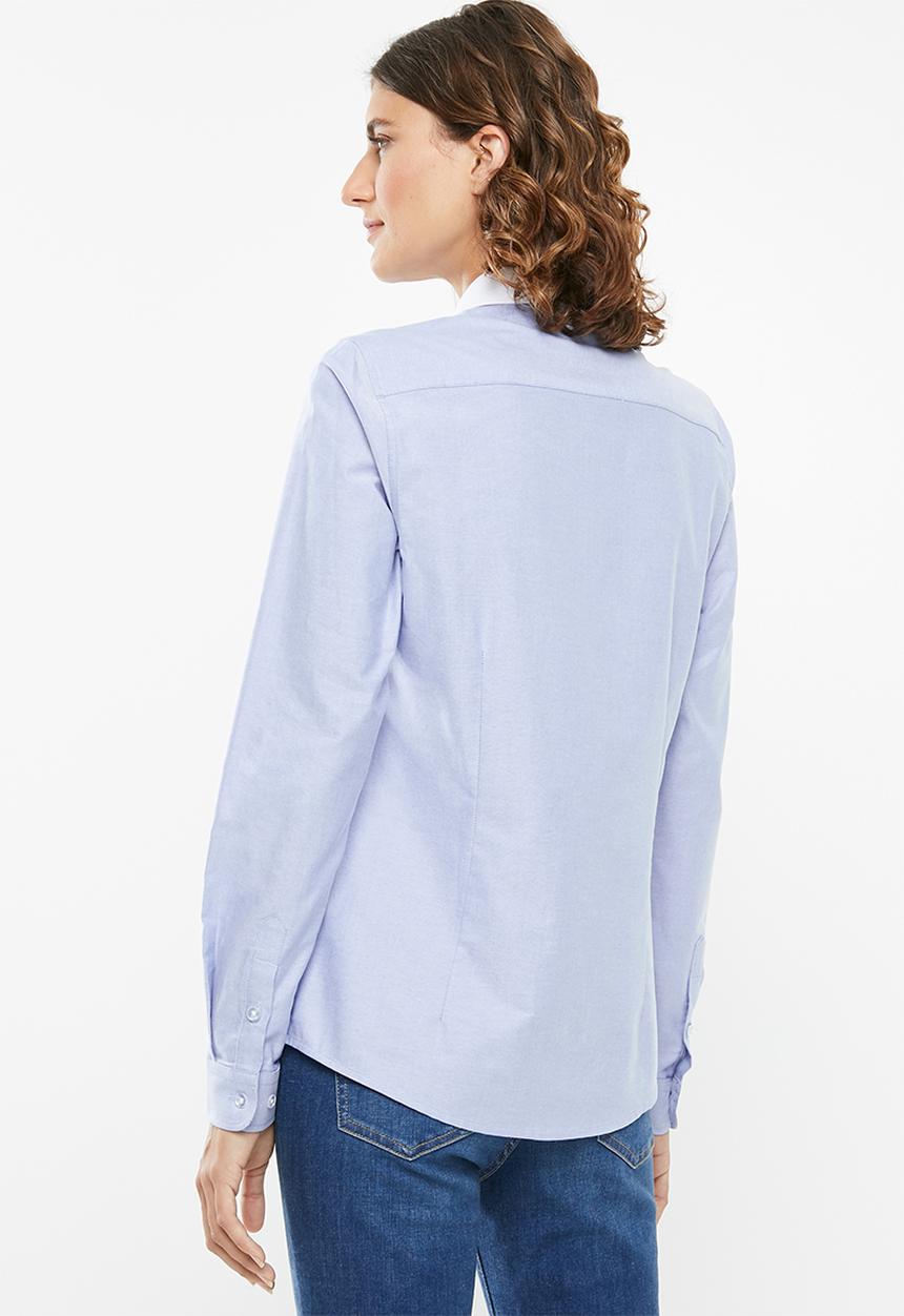 POLO - Carina oxford shirt - blue