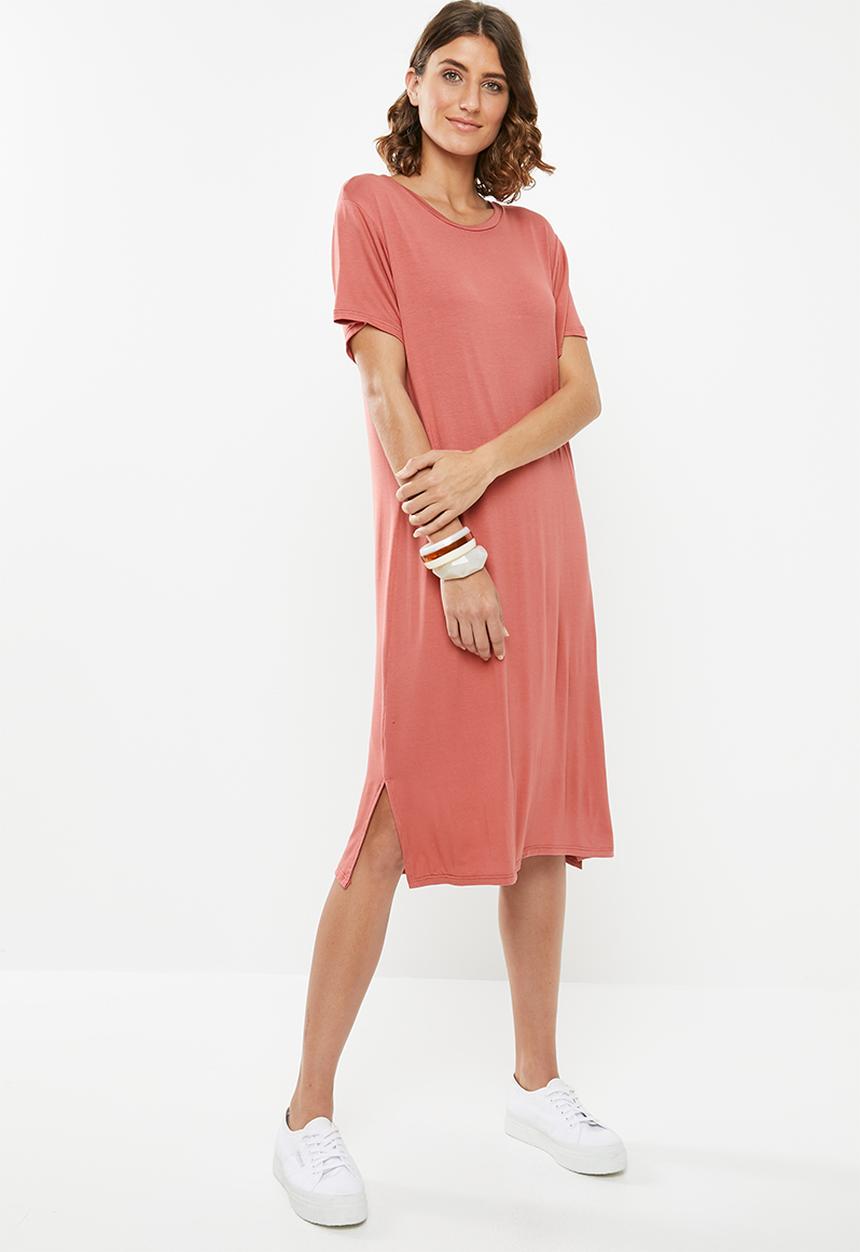 edit - T-shirt dress - pink