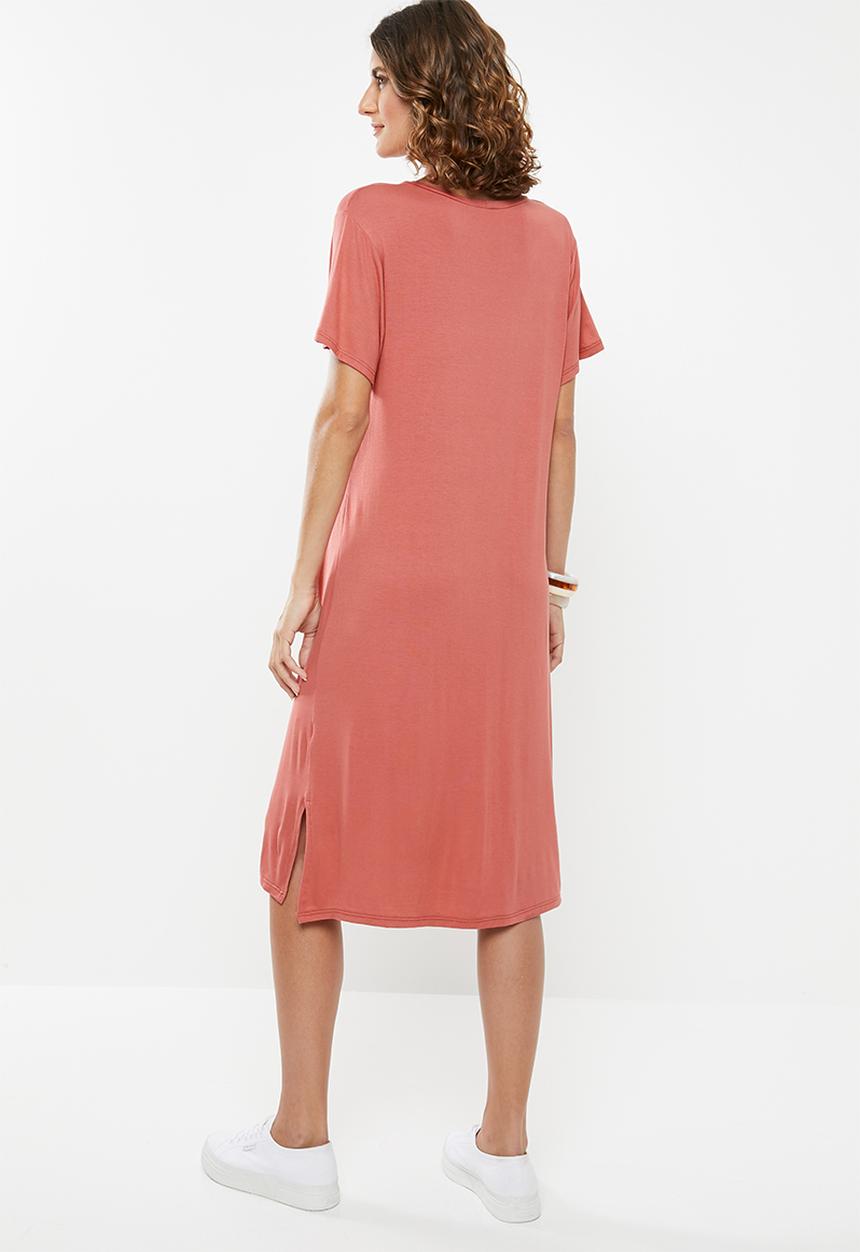 edit - T-shirt dress - pink