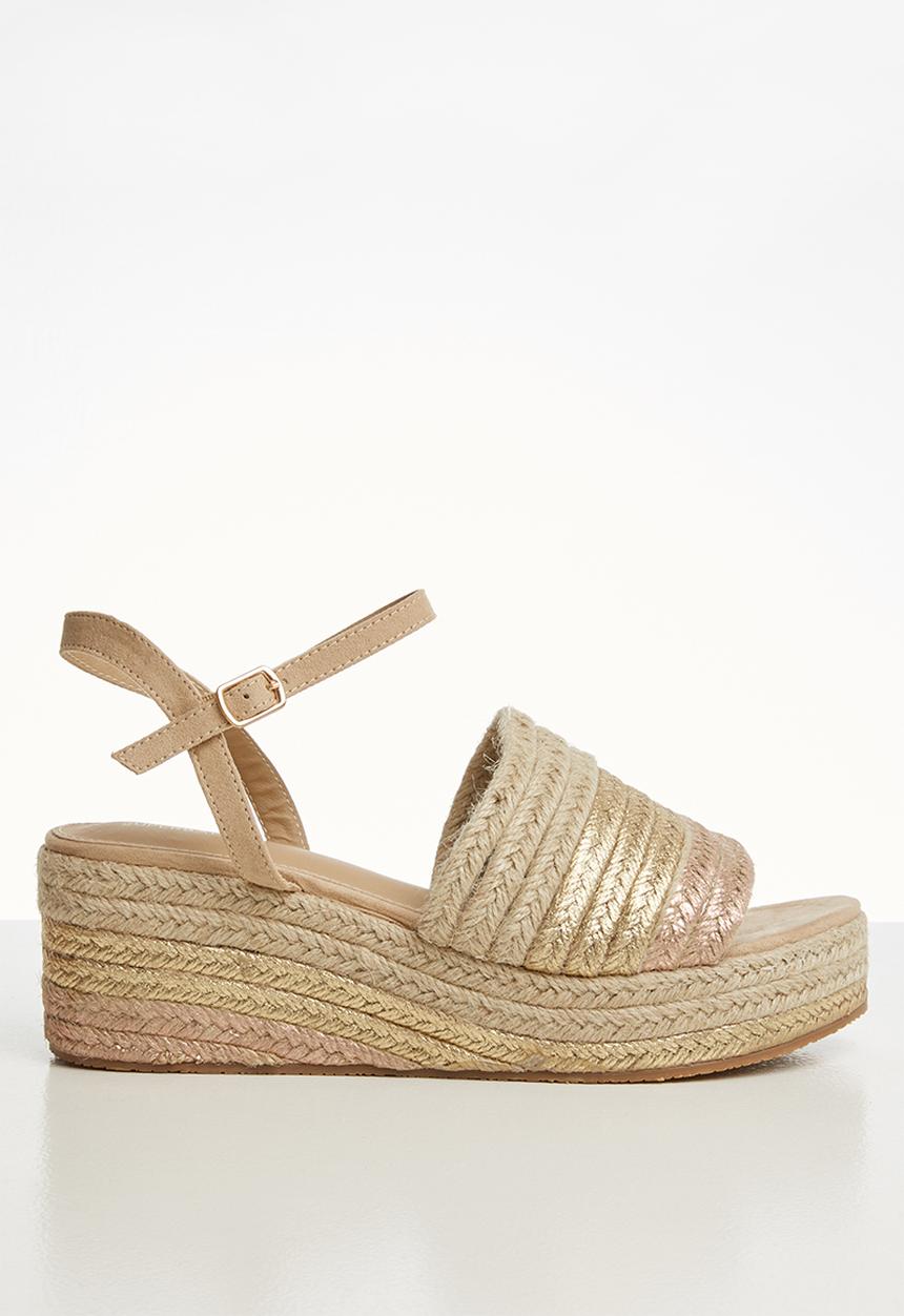 Superbalist - Corrie espadrille flatform - multi 