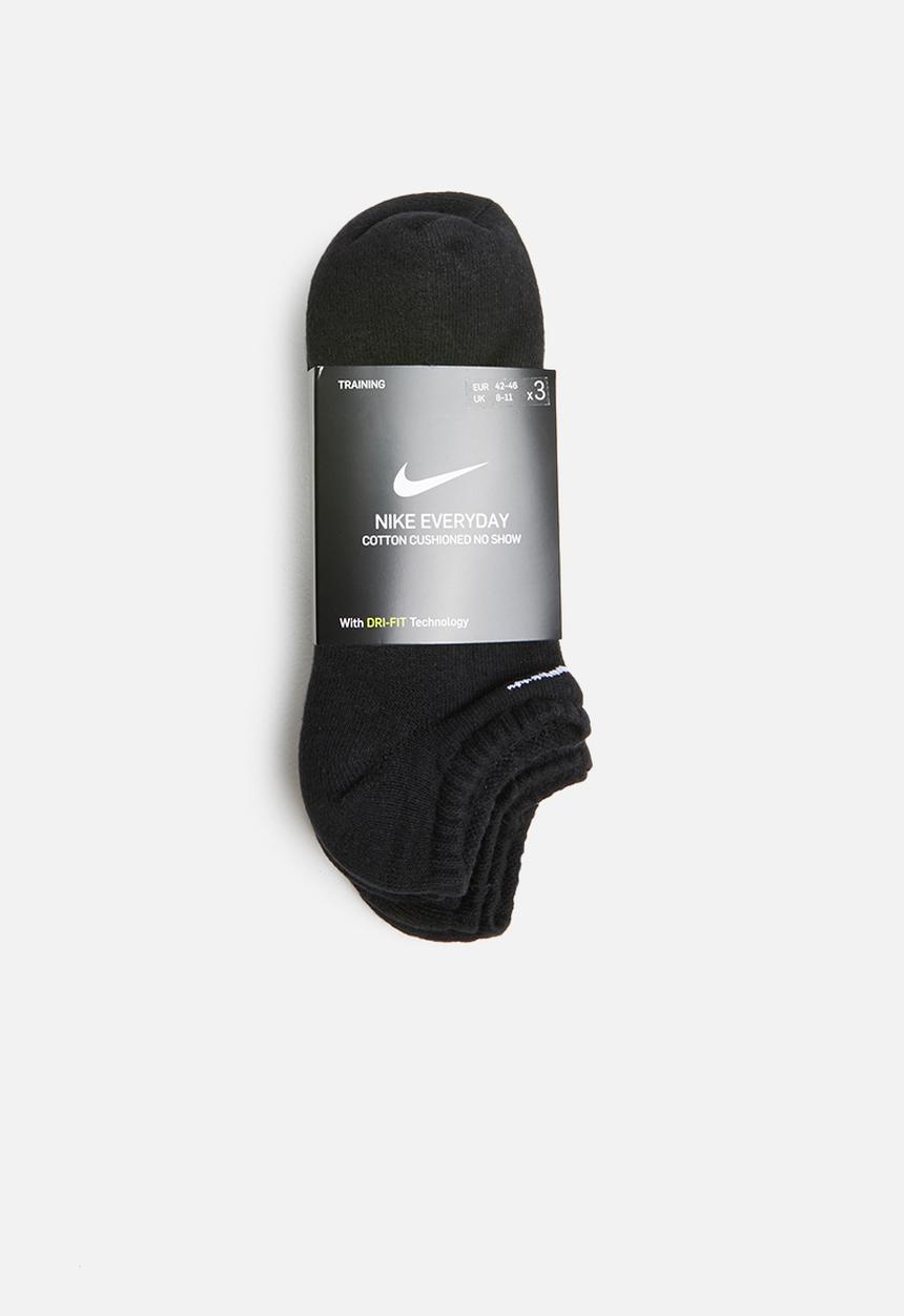 Nike - Everyday cushion no show socks - black