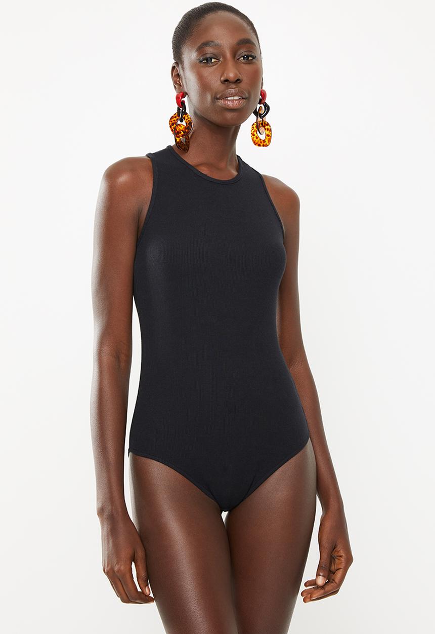 Superbalist - 2 Pack rib bodysuit - black & white