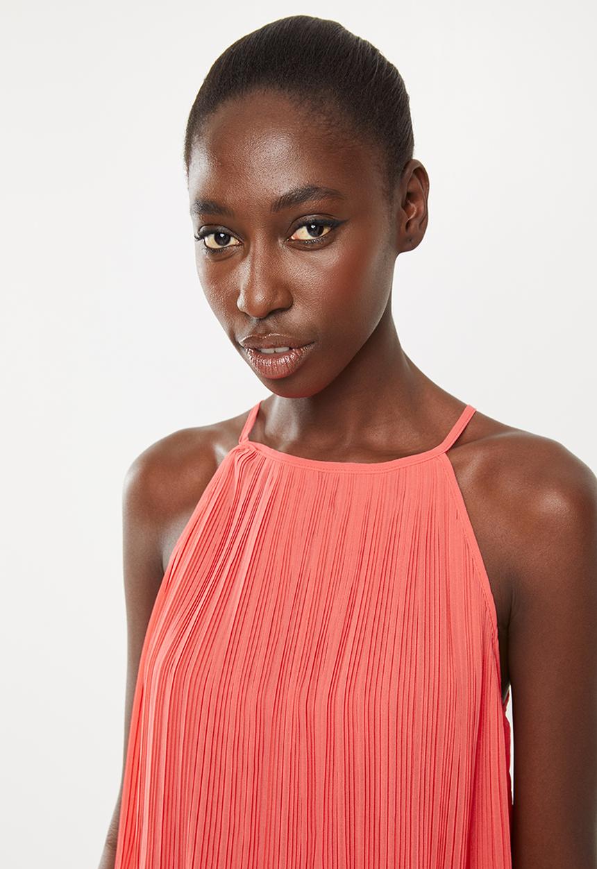 STYLE REPUBLIC - Pleated halter neck top - pink