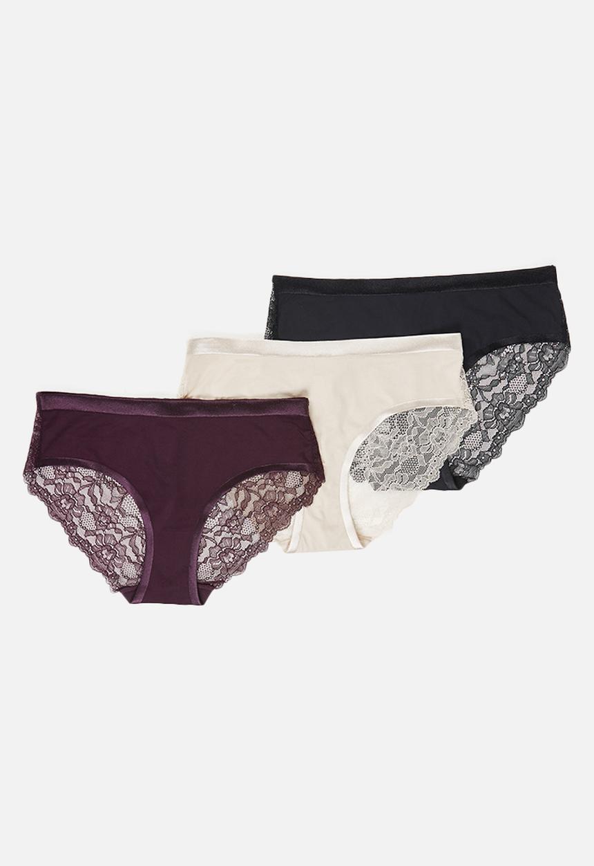 DORINA - Crystal 3 pack  bonded hipster - multi 
