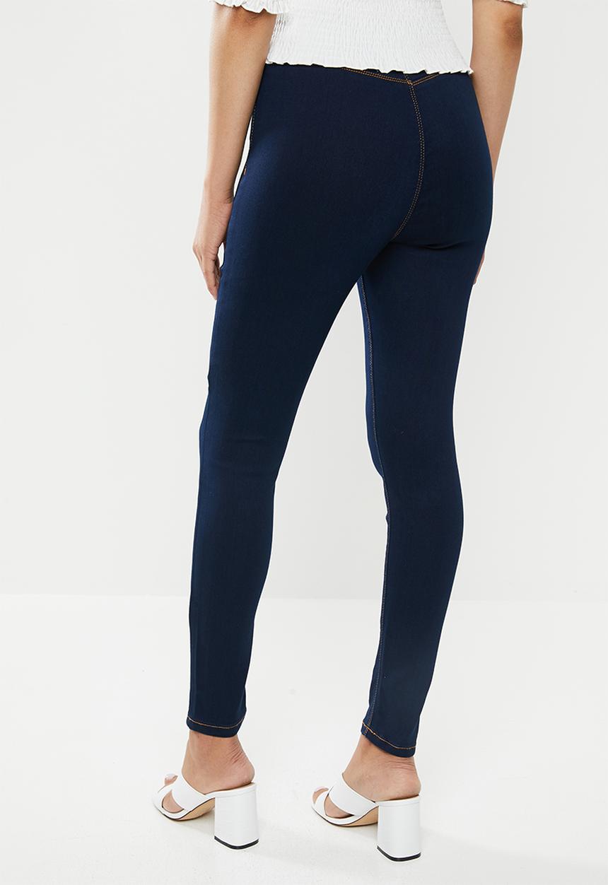 Missguided - Outlaw jegging- blue 