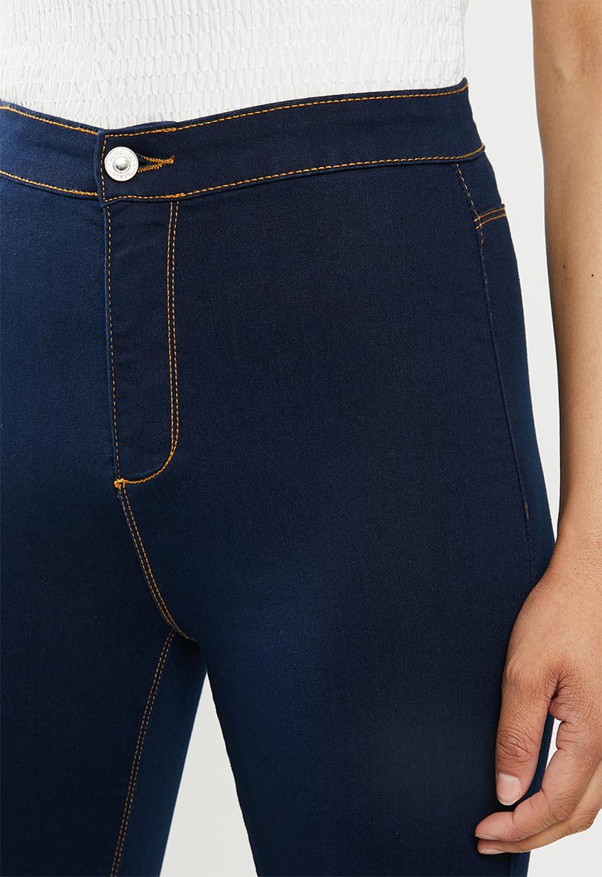 Missguided - Outlaw jegging- blue 