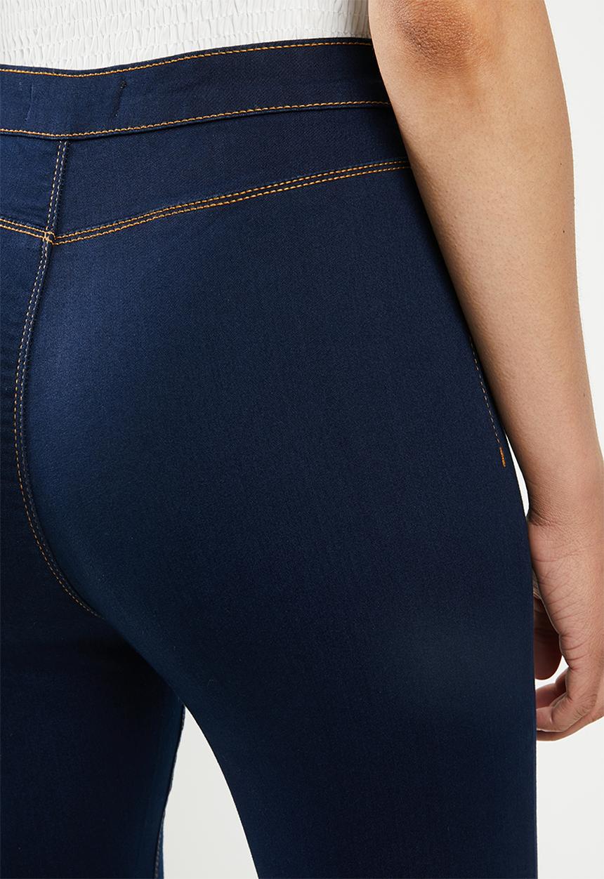 Missguided - Outlaw jegging- blue 