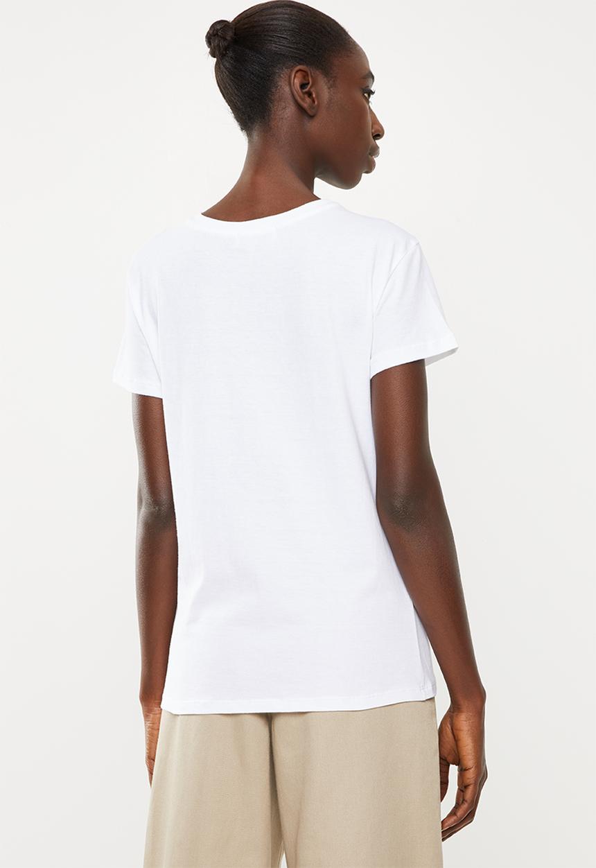 Superbalist - Printed tee - white 