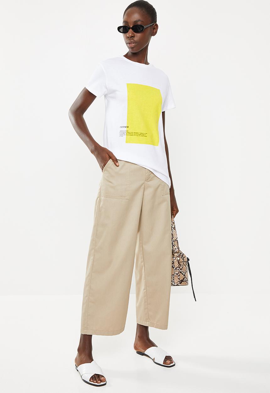 Superbalist - Printed tee - white 