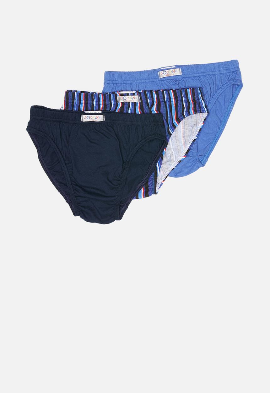 Jockey - Boys 3pack fancy skants - navy & blue