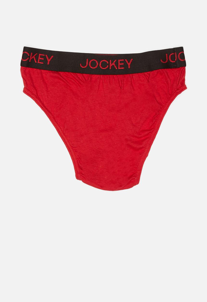 Jockey - Boys 3pack plain jockey brief - multi
