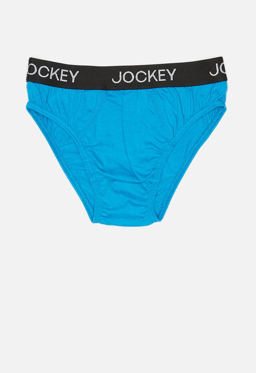 Jockey - Boys 3pack plain jockey brief - multi