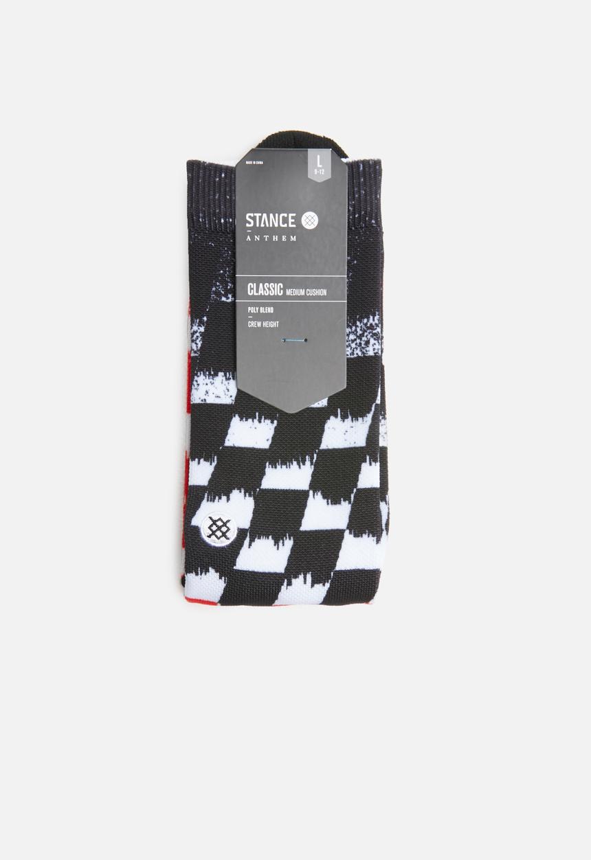 Stance Socks - Blur check socks - multi