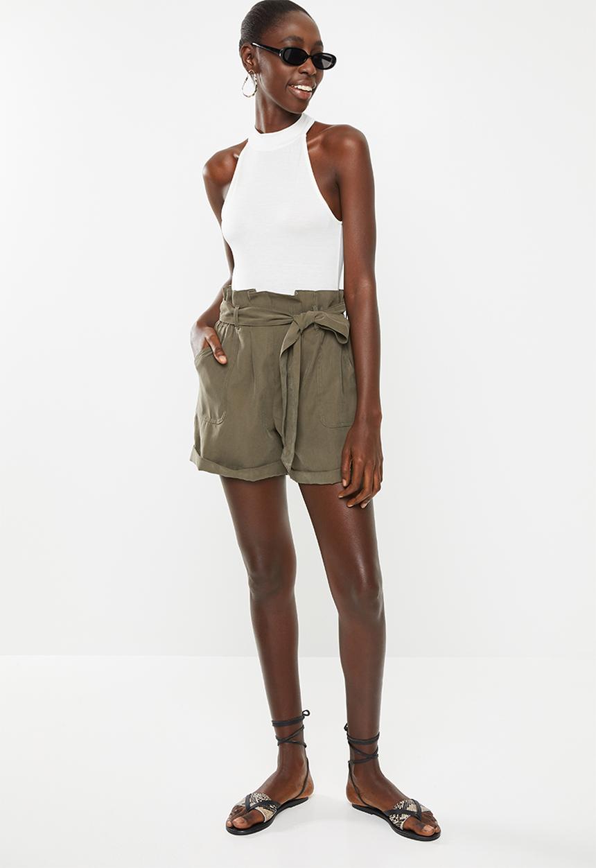 Superbalist - Viscose hi-neck bodysuit - cream