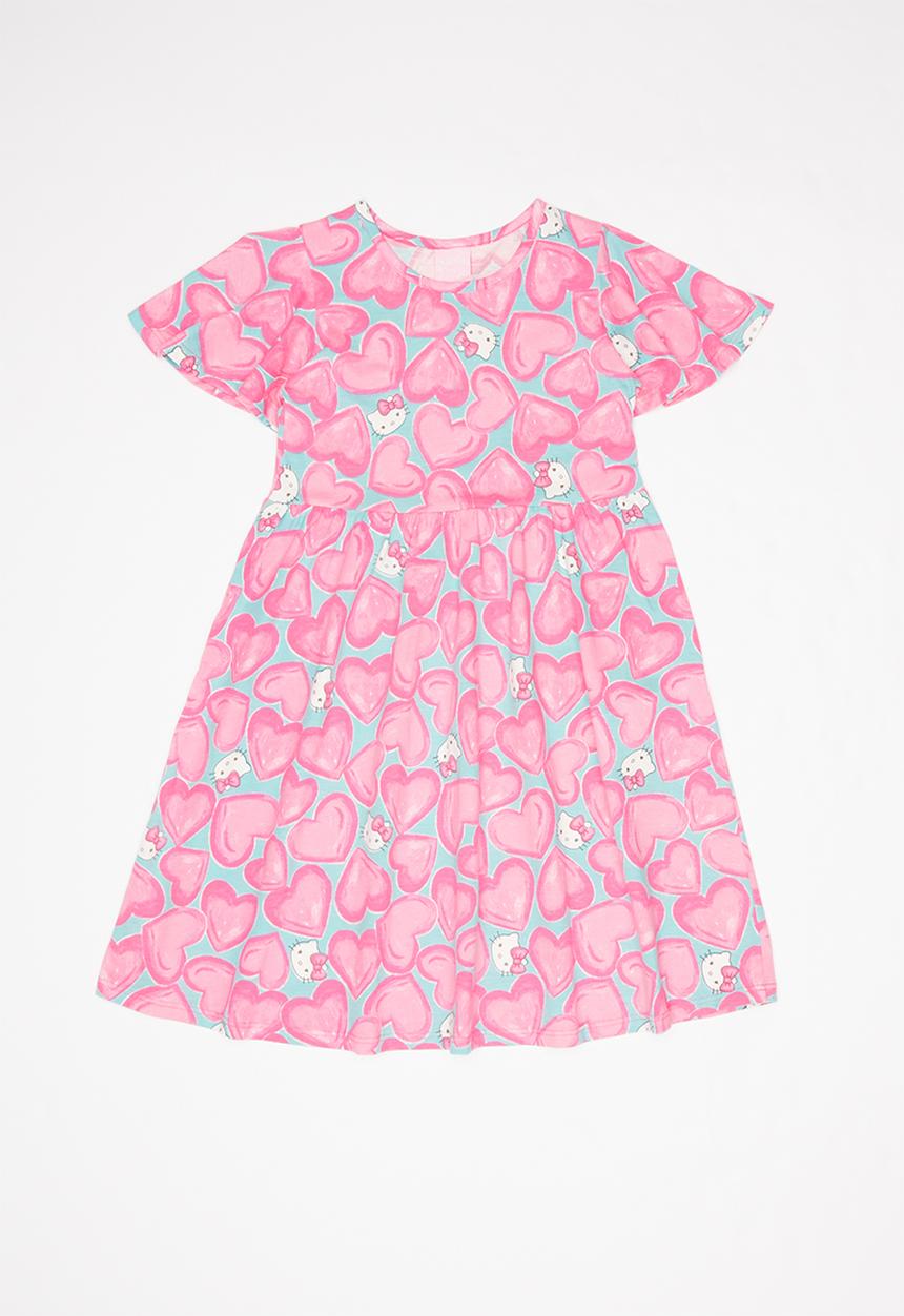 Hello Kitty - Single jersey dress - multi