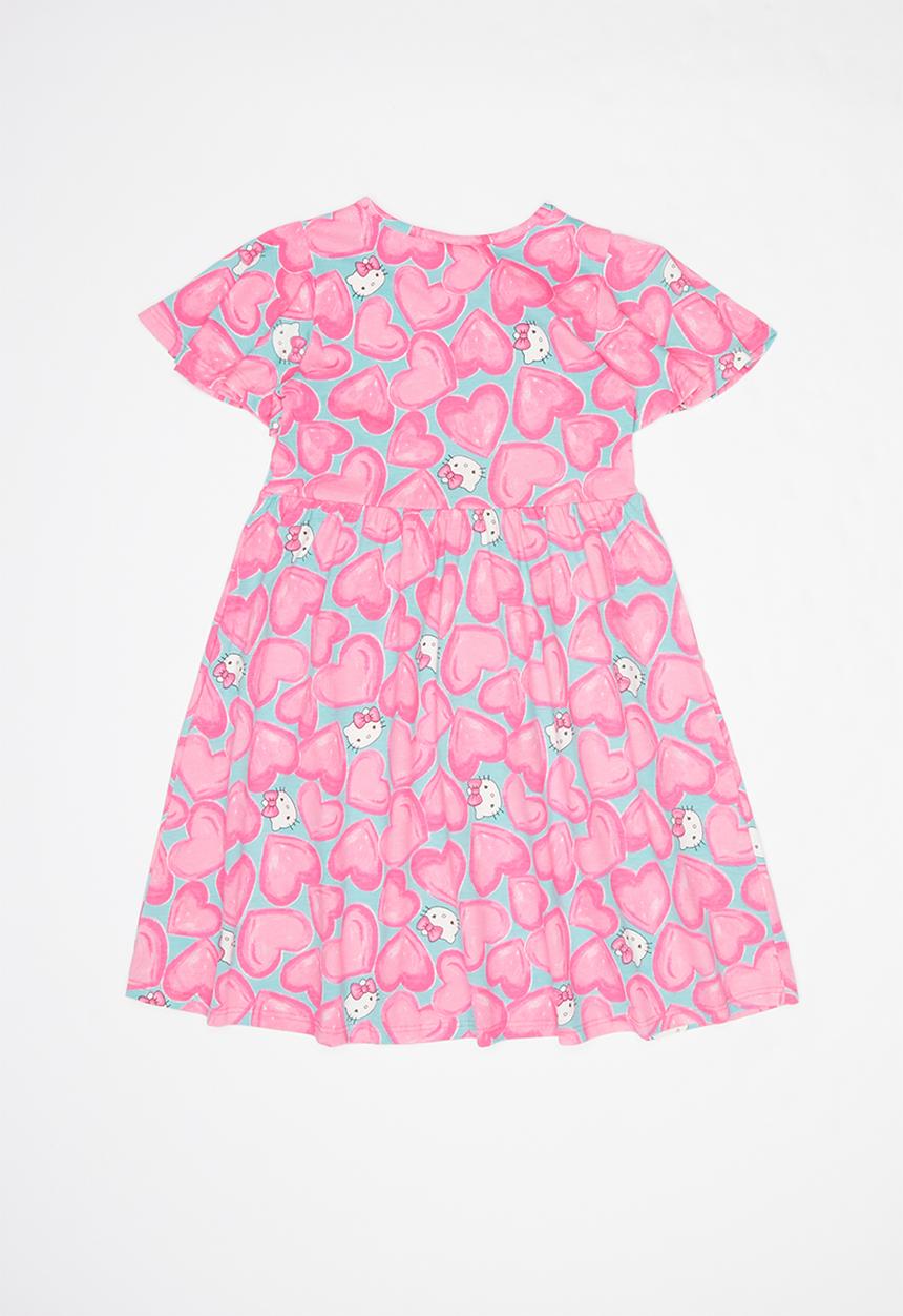 Hello Kitty - Single jersey dress - multi