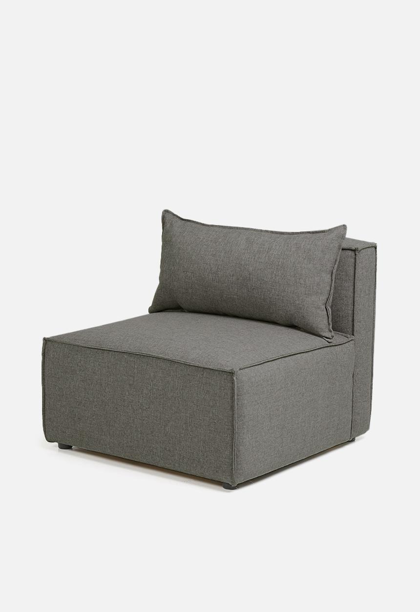 Sixth Floor - Modular single seater - dark grey
