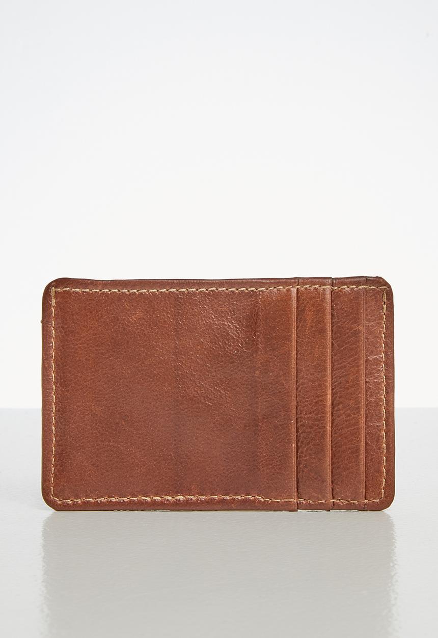 Pringle - Sam leather card holder - tan