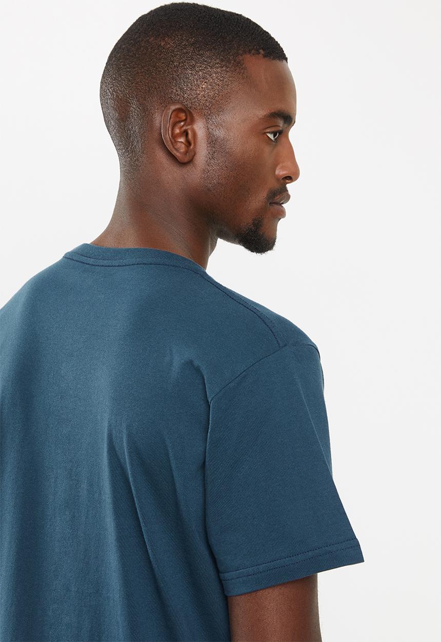 Fox - Transparent short sleeve tee - navy 