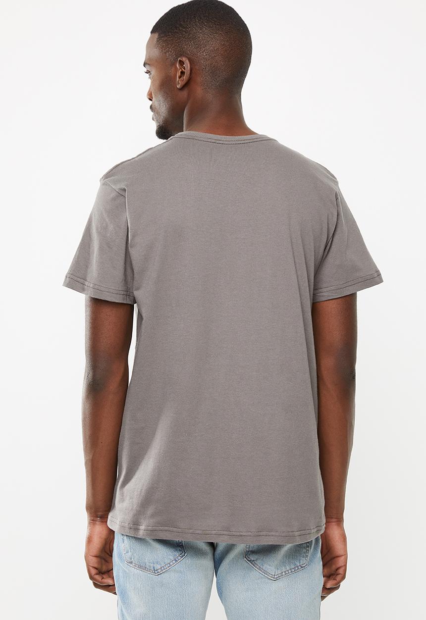 Fox - Transparent short sleeve tee - grey 