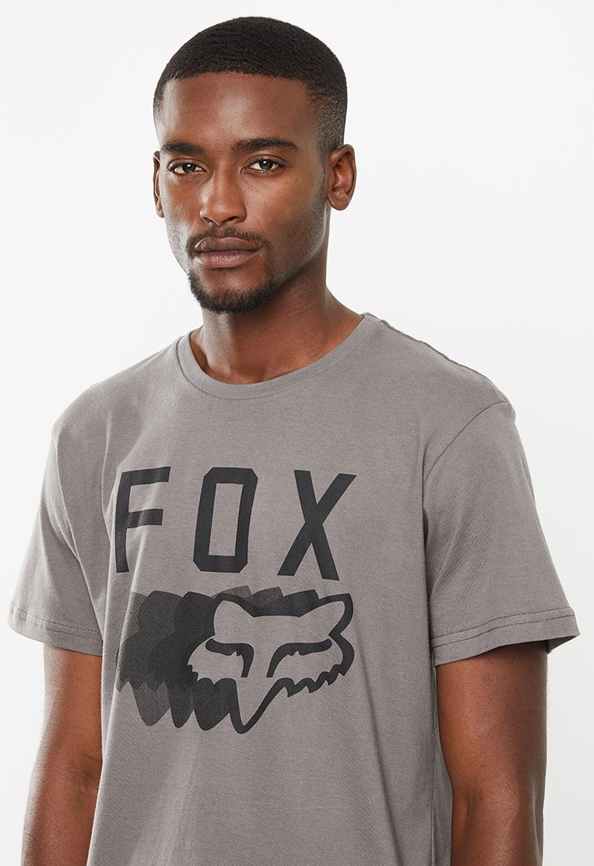 Fox - Transparent short sleeve tee - grey 