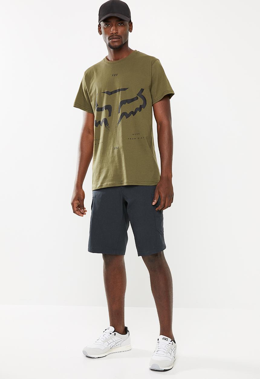 Fox - Leeward short sleeve tee - khaki