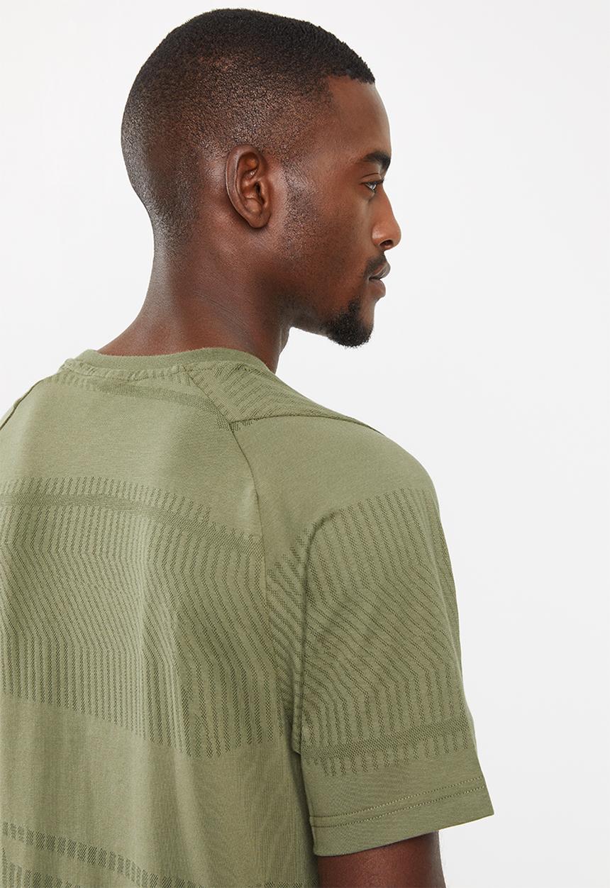 adidas Performance - Jacquard tee - green 