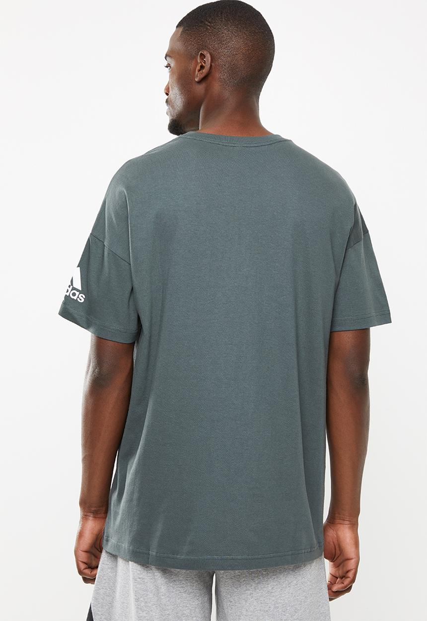 adidas Performance - Plain tee - dark grey