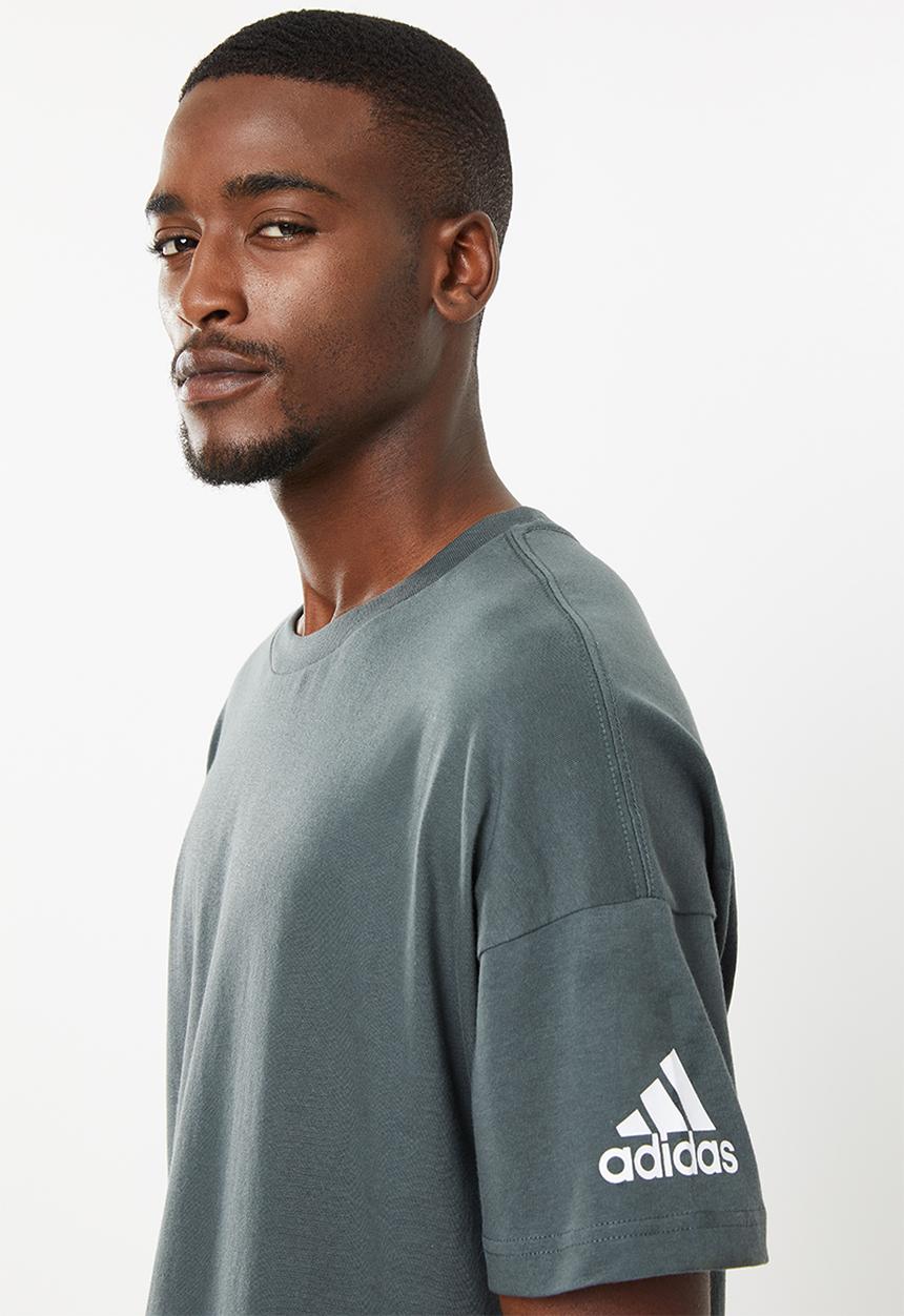 adidas Performance - Plain tee - dark grey