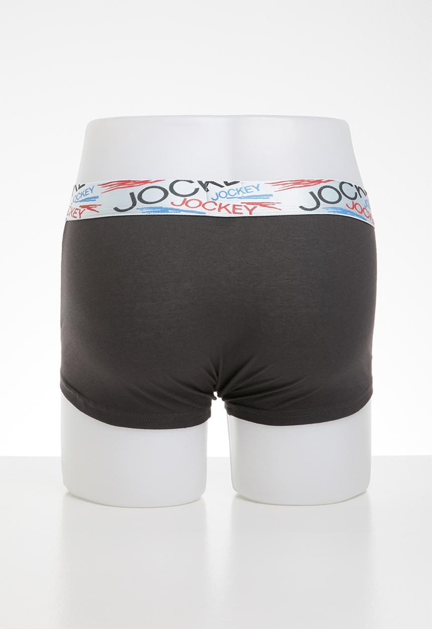Jockey - 2 Pack new gen pouch trunk - red & black