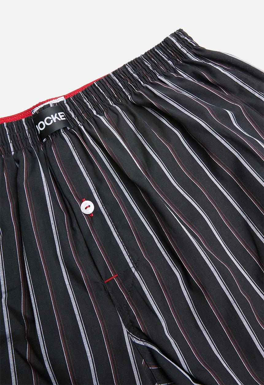 Jockey - 2 Pack woven boxer - red & black
