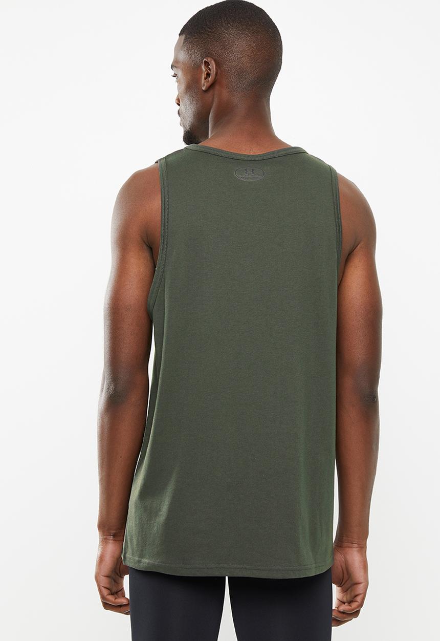 Under Armour - Sportstyle logo tank - green 