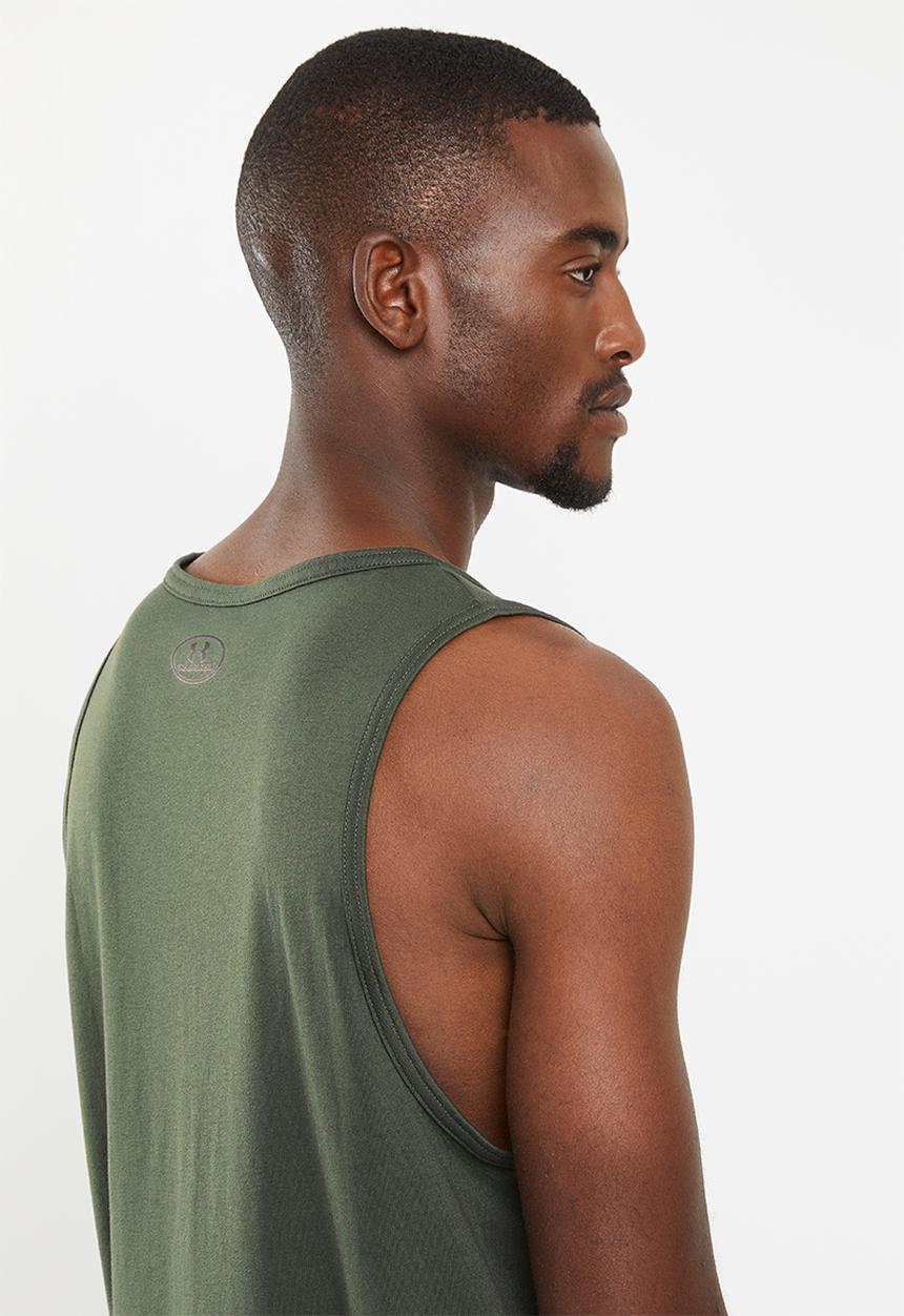 Under Armour - Sportstyle logo tank - green 