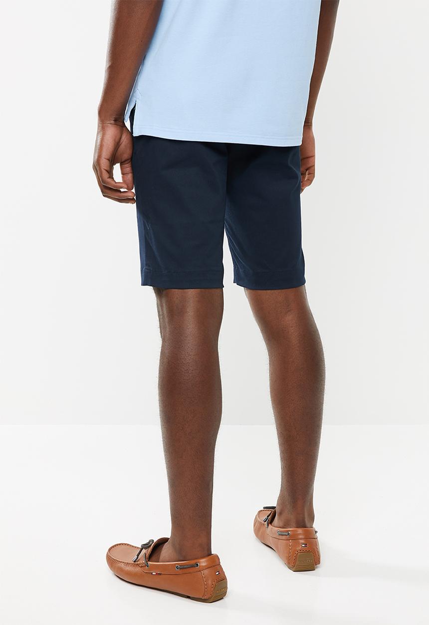 POLO - Carson cotton stretch shorts - navy