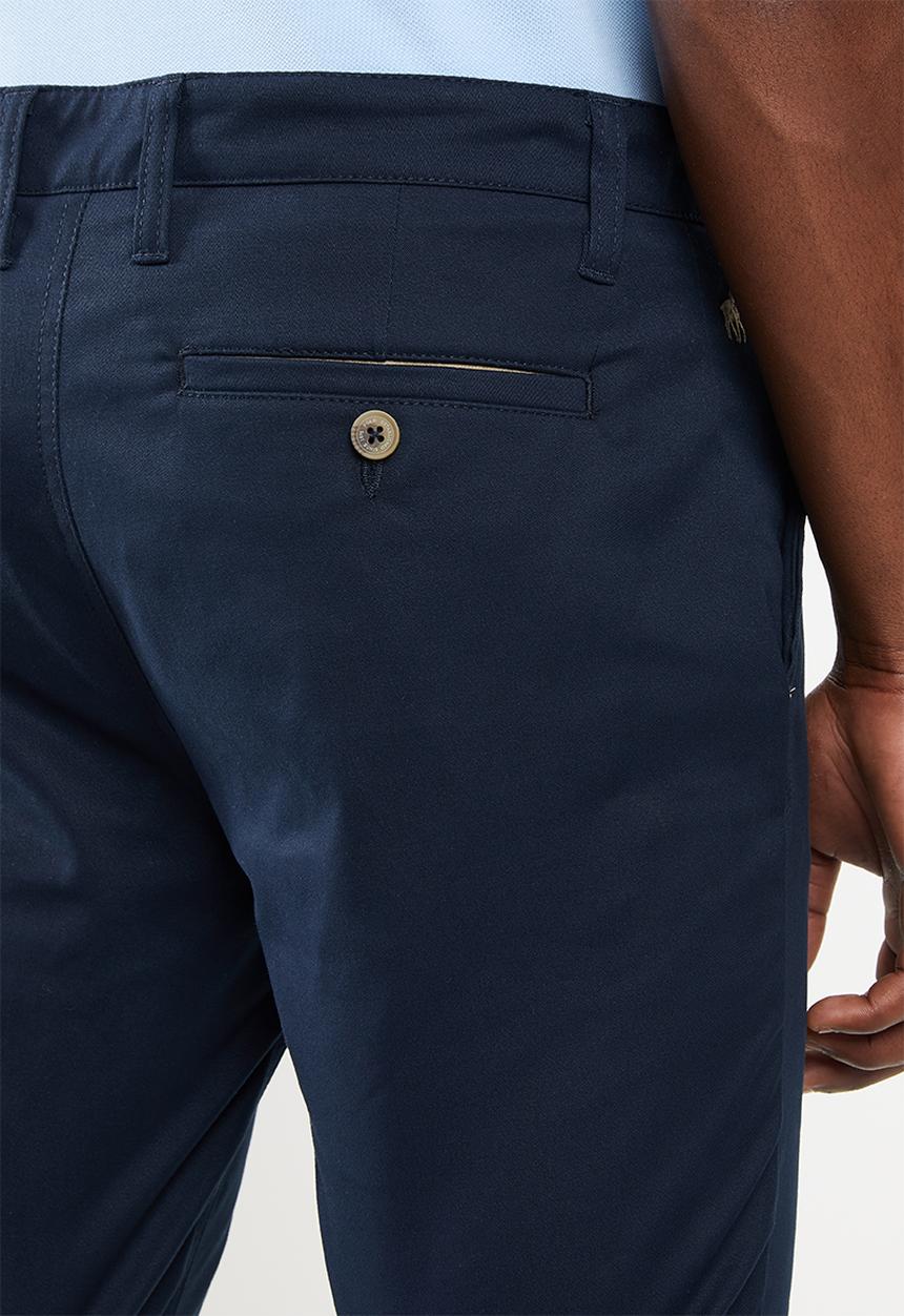 POLO - Carson cotton stretch shorts - navy