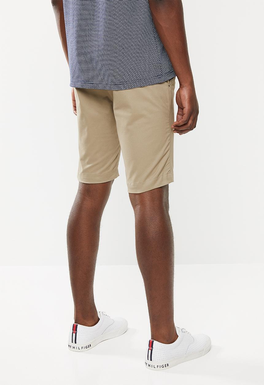 POLO - Carson cotton stretch shorts - khaki
