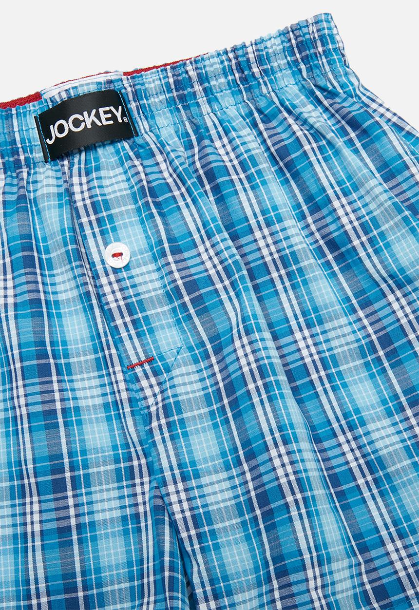 Jockey - 2 Pack boys woven boxer - blue & red