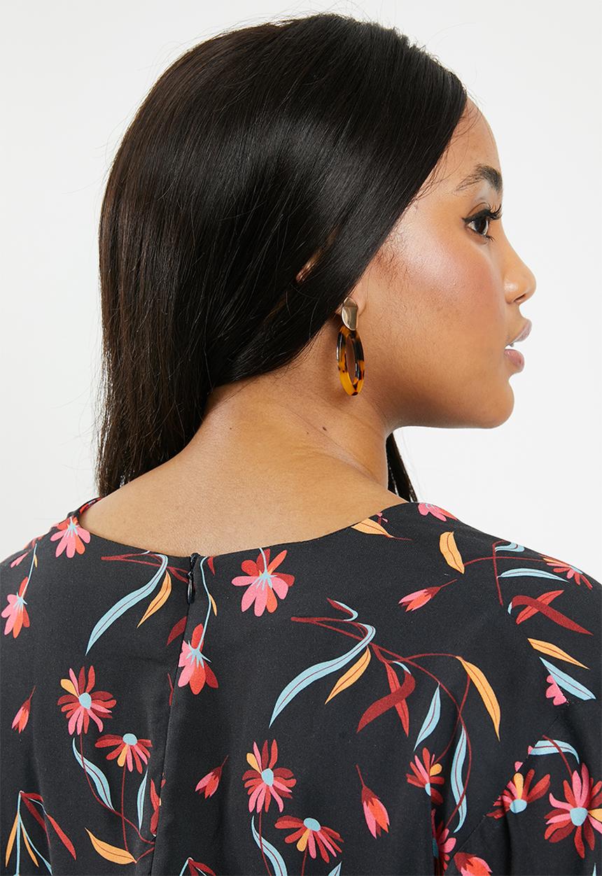 edit Plus - Wrap jumpsuit - multi 