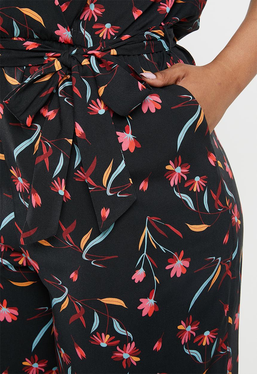 edit Plus - Wrap jumpsuit - multi 