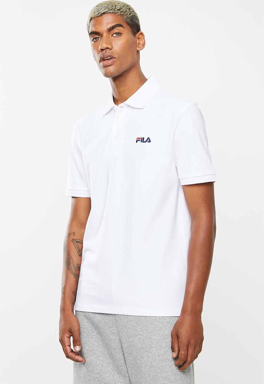 FILA - Noose short sleeve golfer - white 