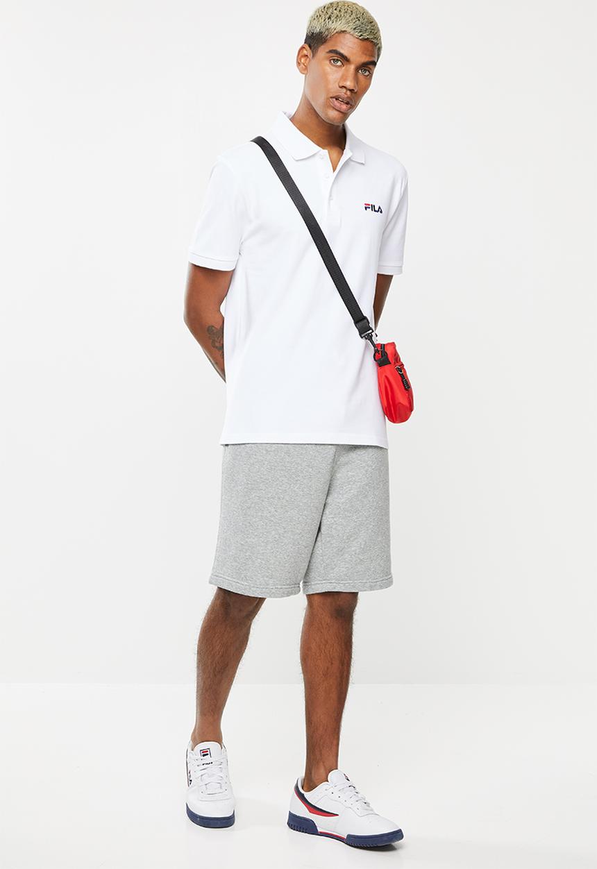 FILA - Noose short sleeve golfer - white 