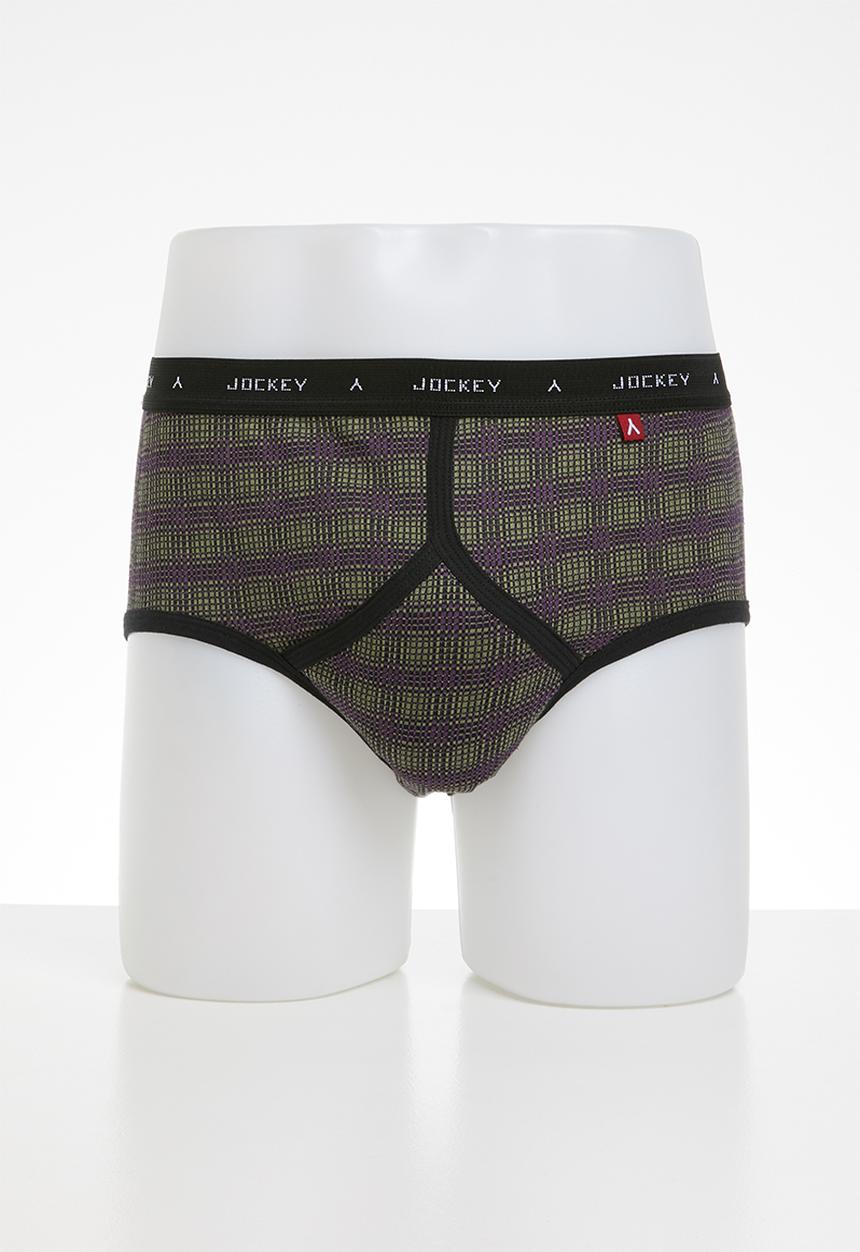 Jockey - 2 Pack tartan yarn dyed y-front® briefs - multi