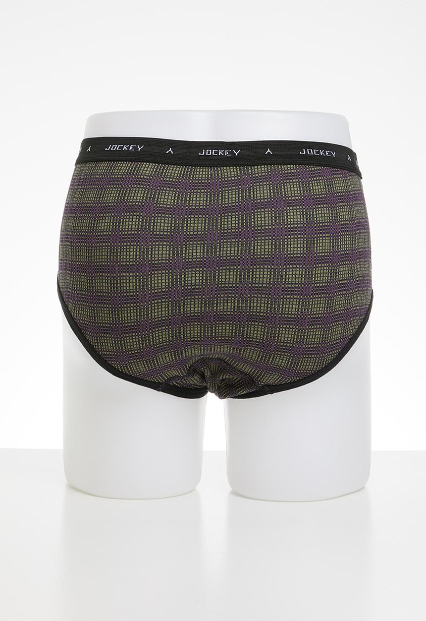 Jockey - 2 Pack tartan yarn dyed y-front® briefs - multi